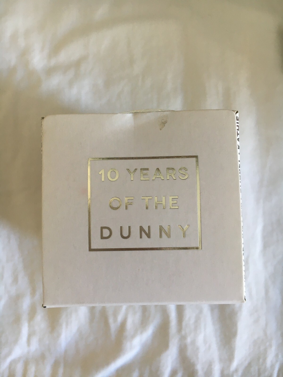 Kidrobot Special Edition 10th Anniversary DUNNY 3&Prime; 10 Years 4 Months SILVER NEW 