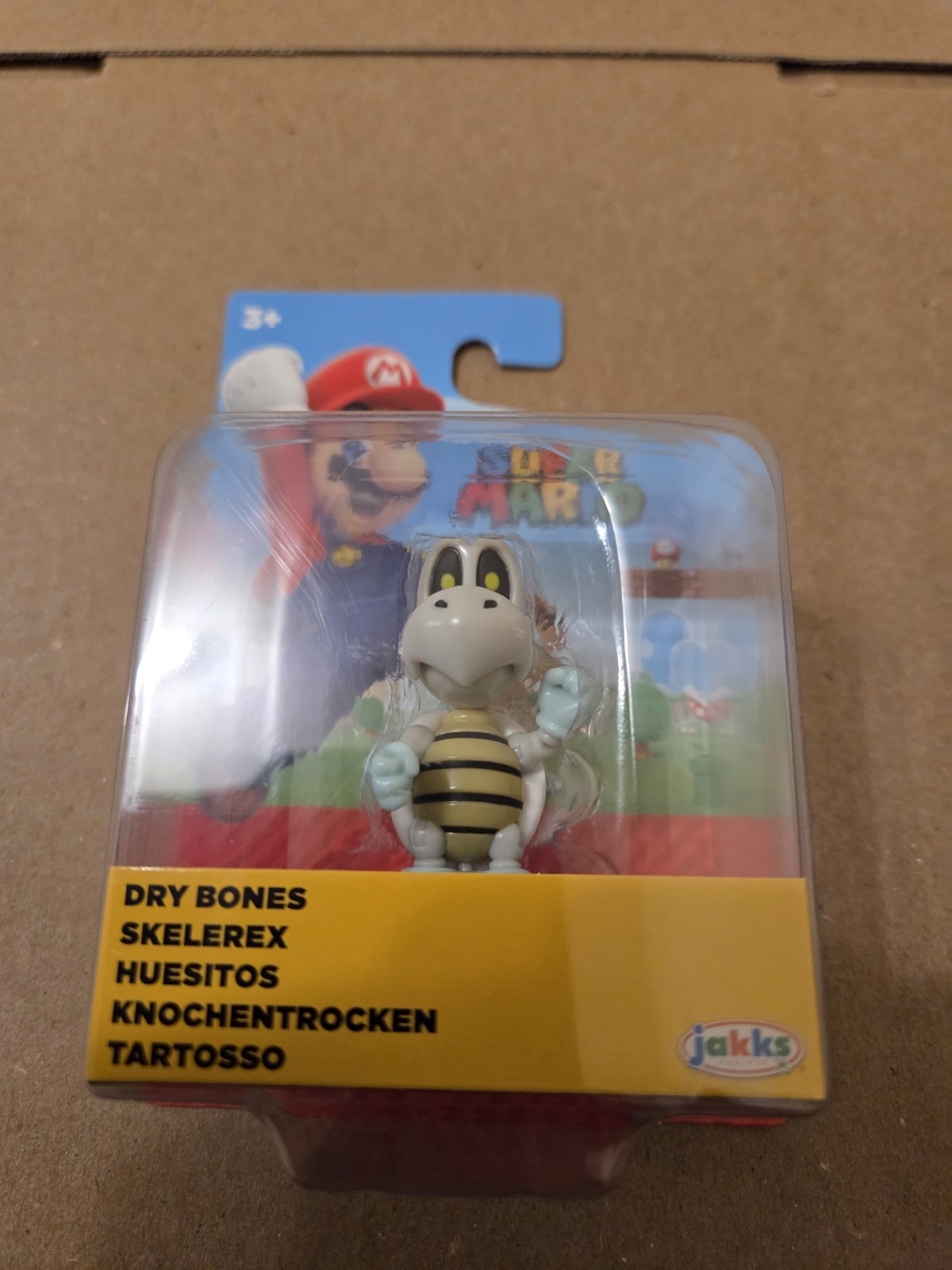 NEW Jakks Pacific Super Mario Bros Dry Bones 2.5&Prime; Figure