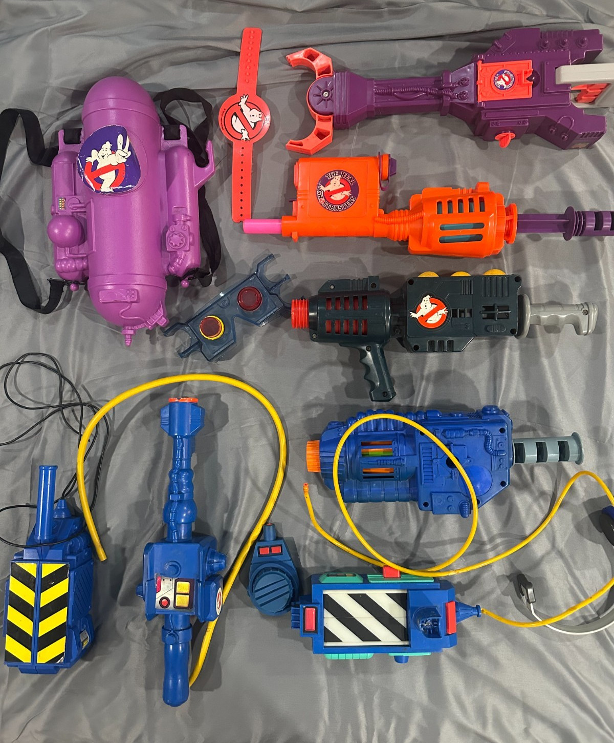 Vintage Kenner Real Ghostbusters Proton Pack & Blaster Role Play Gear Lot