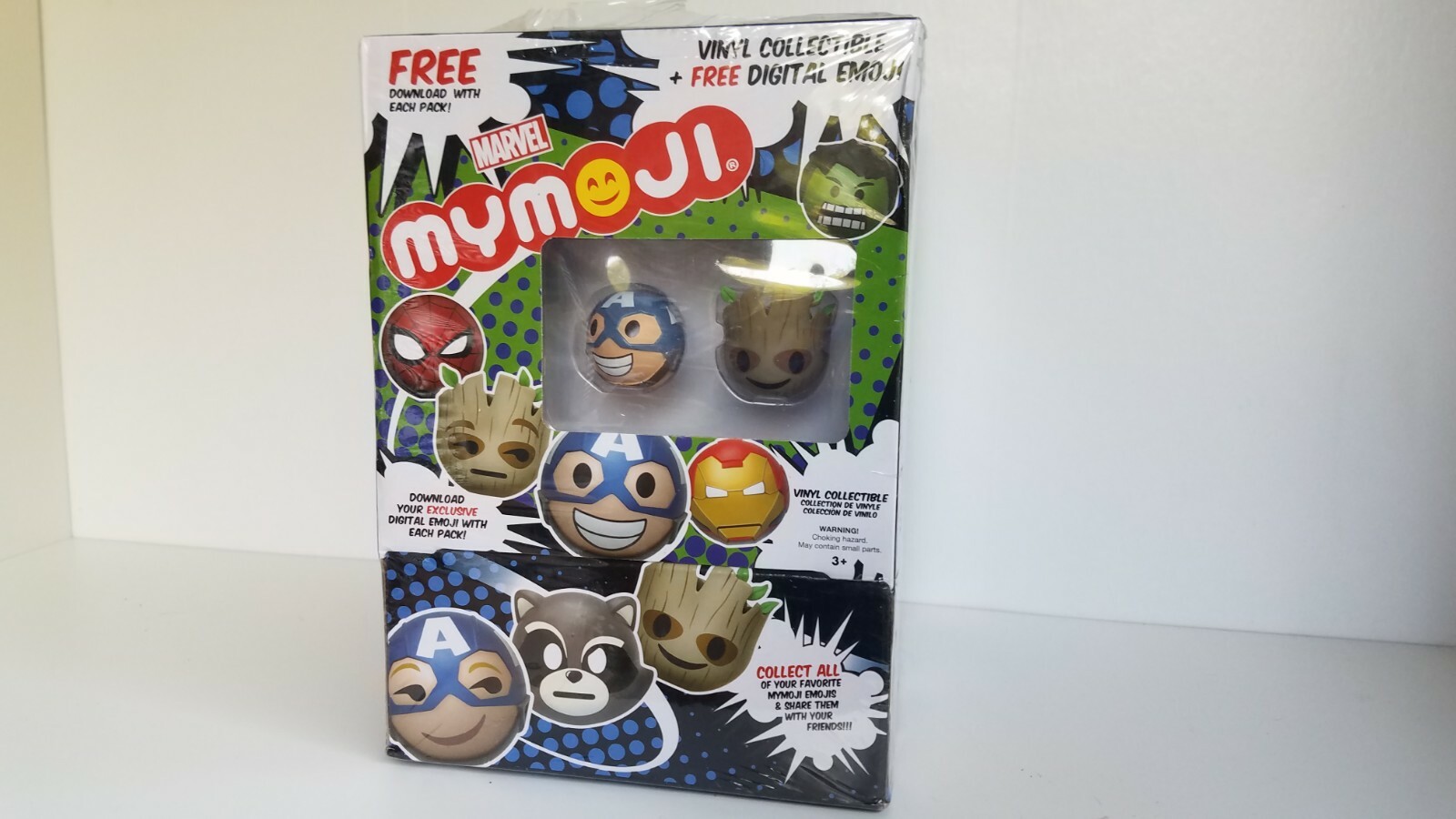 Funko Marvel Mymoji Retail Box 24 Vinyl Figures New Sealed Bonus 2 Display figs