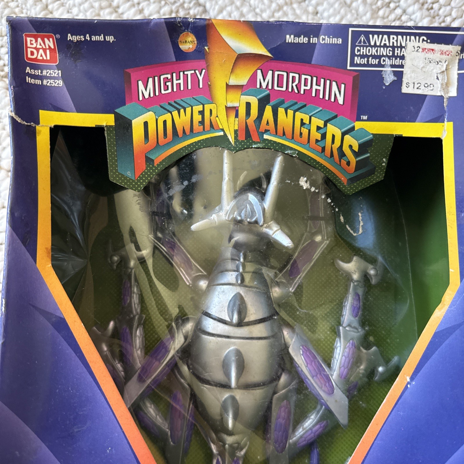 SCORPITAN Power Rangers Evil Space Aliens Deluxe Figure Bandai 1995 SEALED READ!