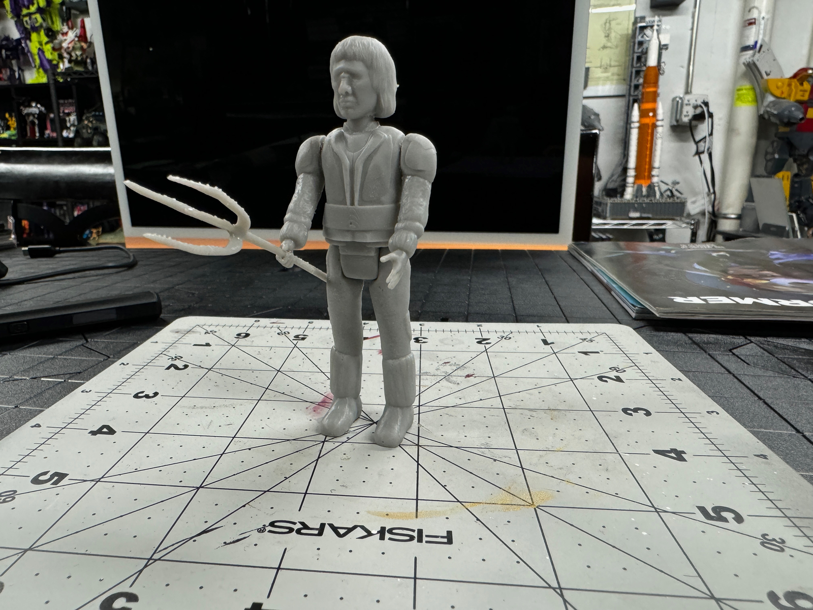 KRULL Cyclops Rell 3 3.75&Prime; Scale Action Figure Custom Design Resin 3D Printed