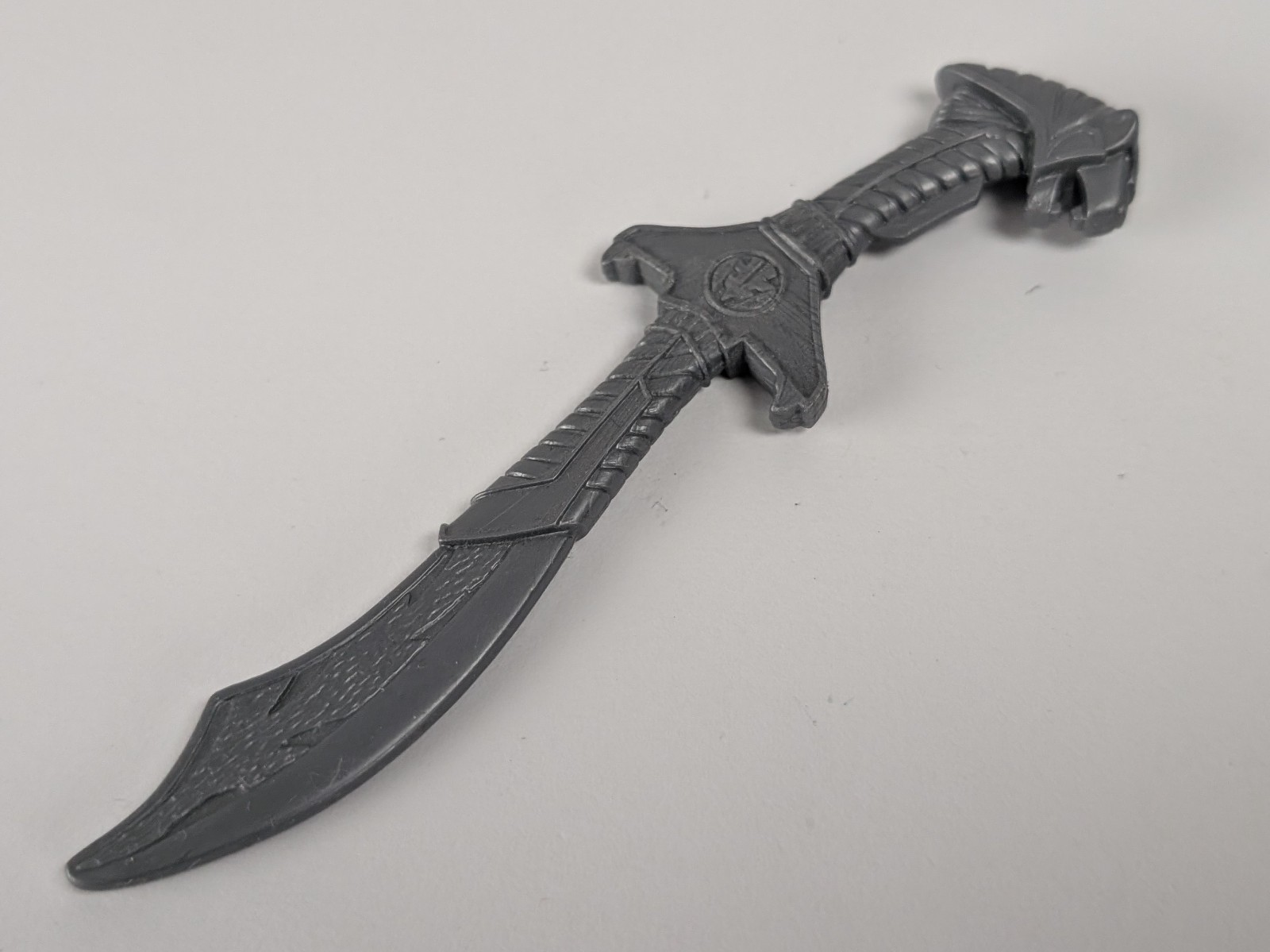 1995 Bandai Power Ranger White Saba Sword MMPR For 8&Prime; Action Figure Part