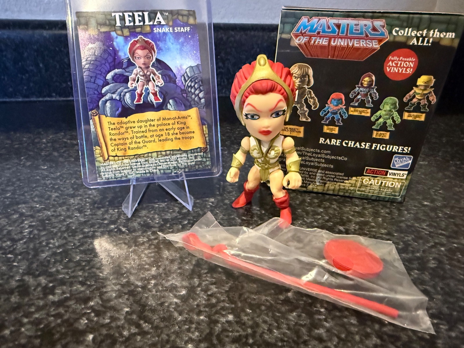 The Loyal Subjects MOTU Teela 100% Complete Vinyl Figure Masters of The Universe