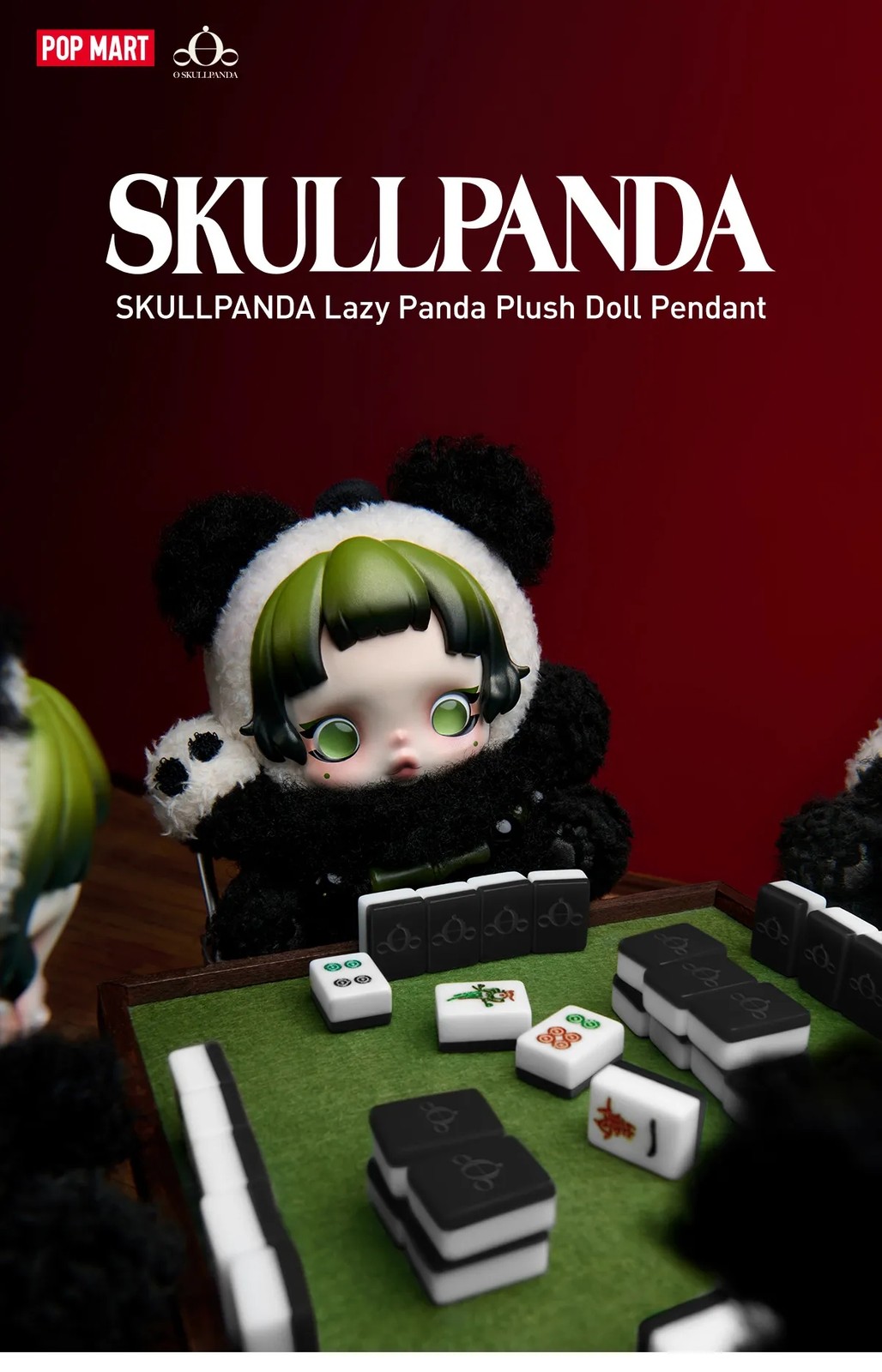 100% Authentic Skullpanda Lazy Panda Plush Doll Pendant Trend Art Cute Toys Gift