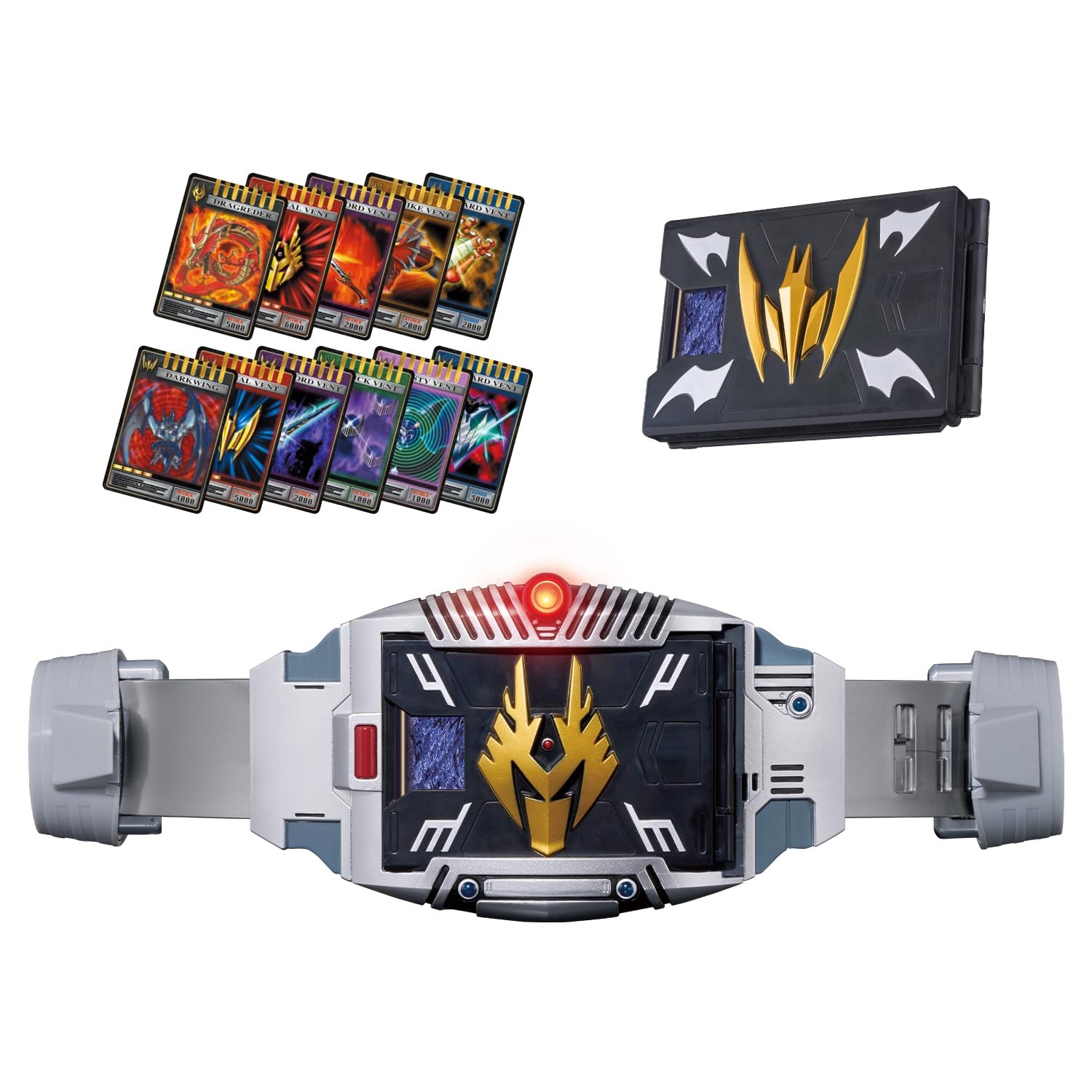 SUPER BEST Transformation Belt DX V Buckle Kamen Rider Ryuki BANDAI NEW Japan