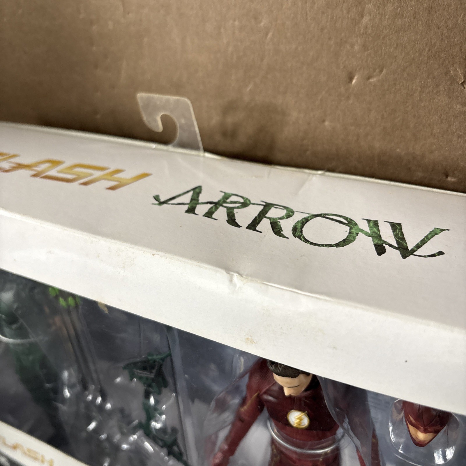 THE FLASH & ARROW ACTION FIGURE 2 PACK NEW DC COLLECTIBLES TV SHOW GREEN