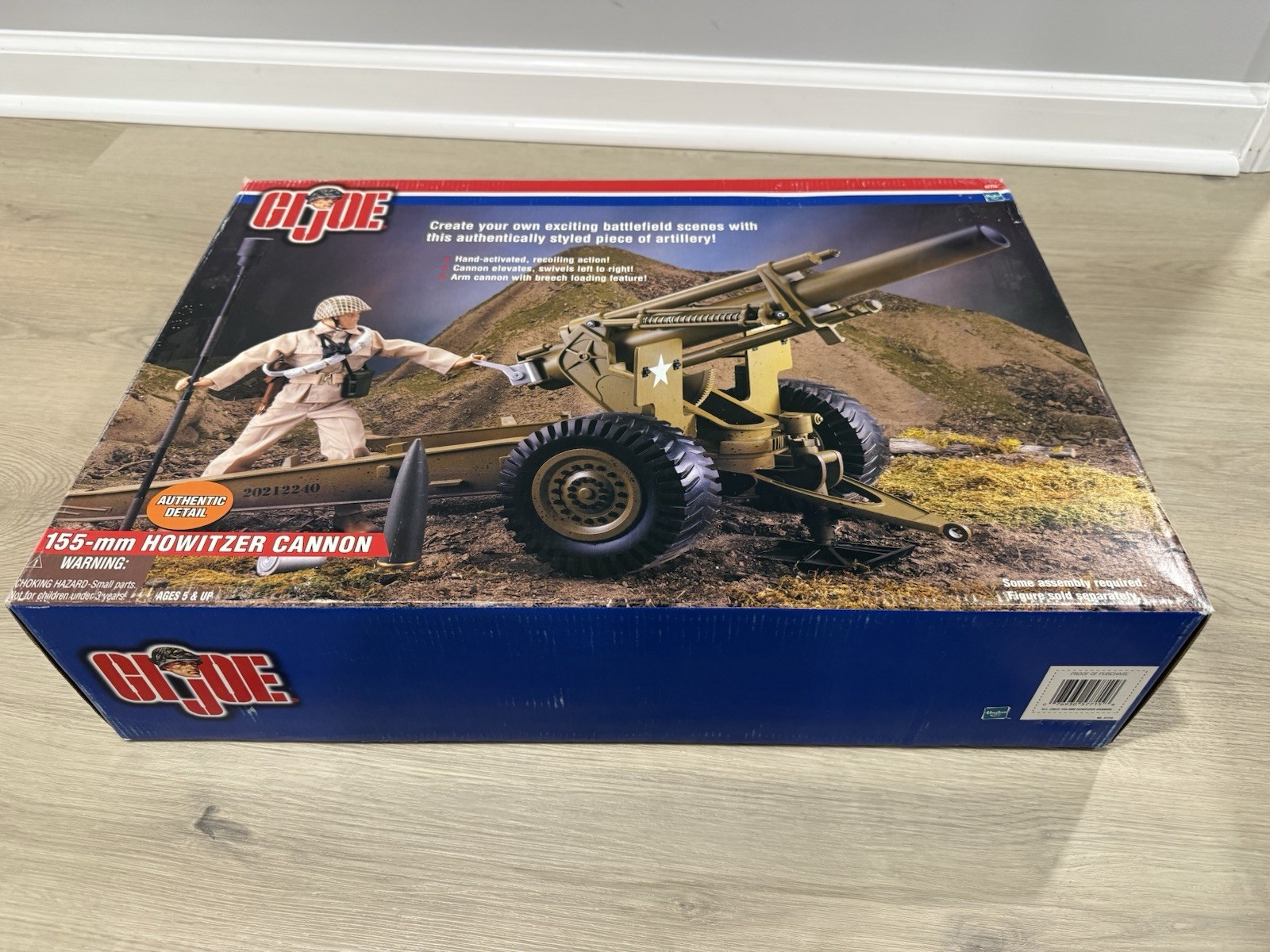 Hasbro GI JOE 155-mm Howitzer Cannon 2000 – NEW
