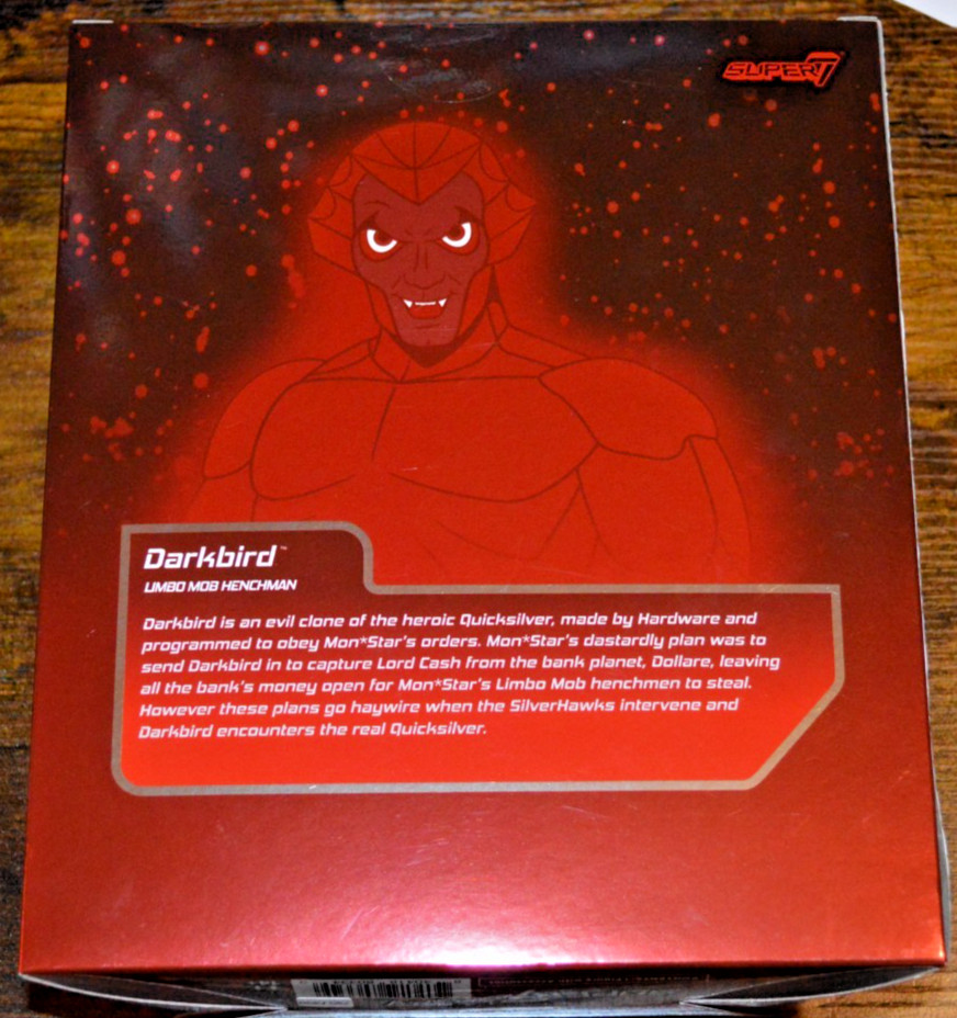 SilverHawks Darkbird Super7 Ultimate 7” Action Figure Brand New NIB Ages 14+