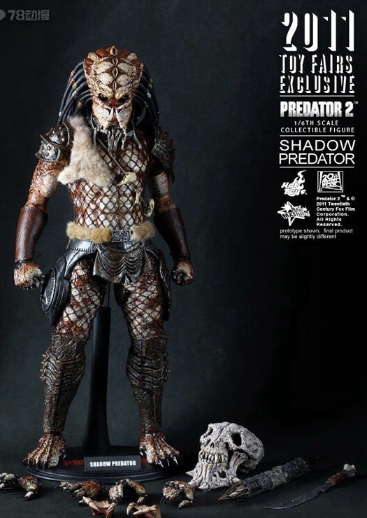 Hot Toys Fox Predator 2 Shadow Predator MMS154 1/6 Sideshow Exclusive