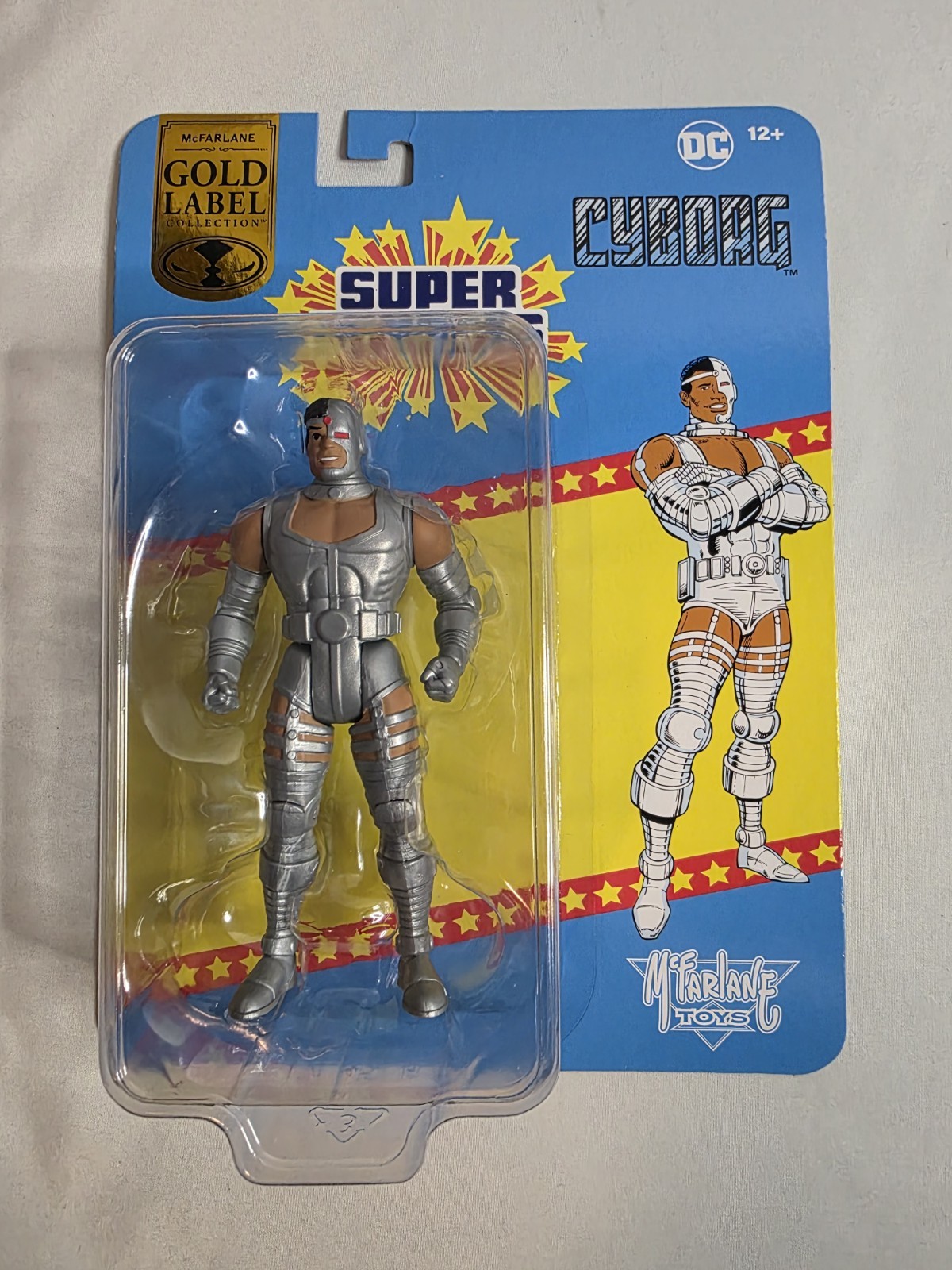 McFarlane Super Powers Cyborg & Nightwing Wave 11 Gold Label Dc Direct