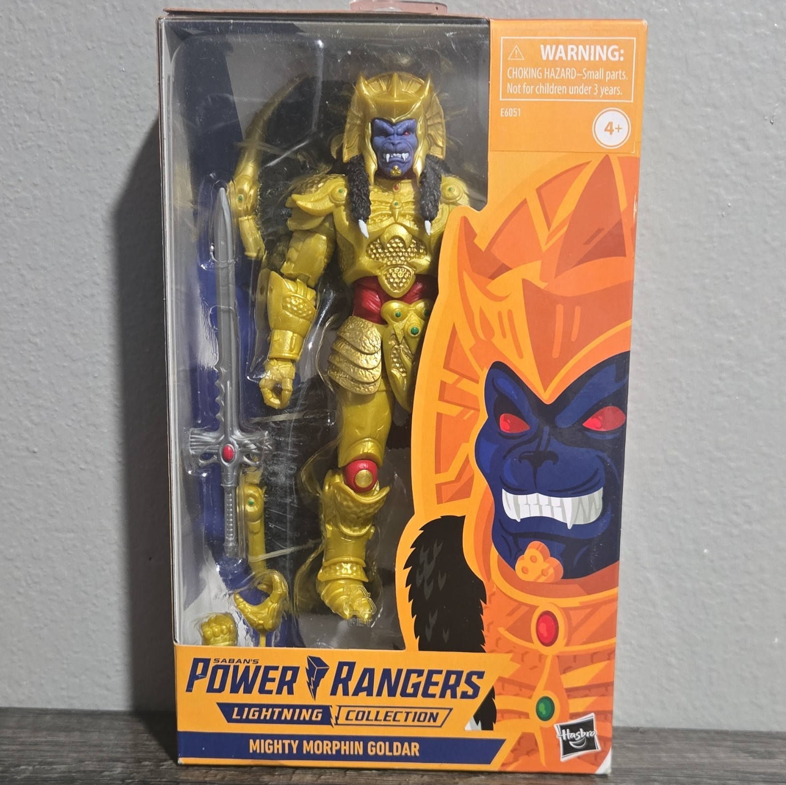 Hasbro Power Rangers Lightning Collection Goldar Action Figure Boxed Sword 2019