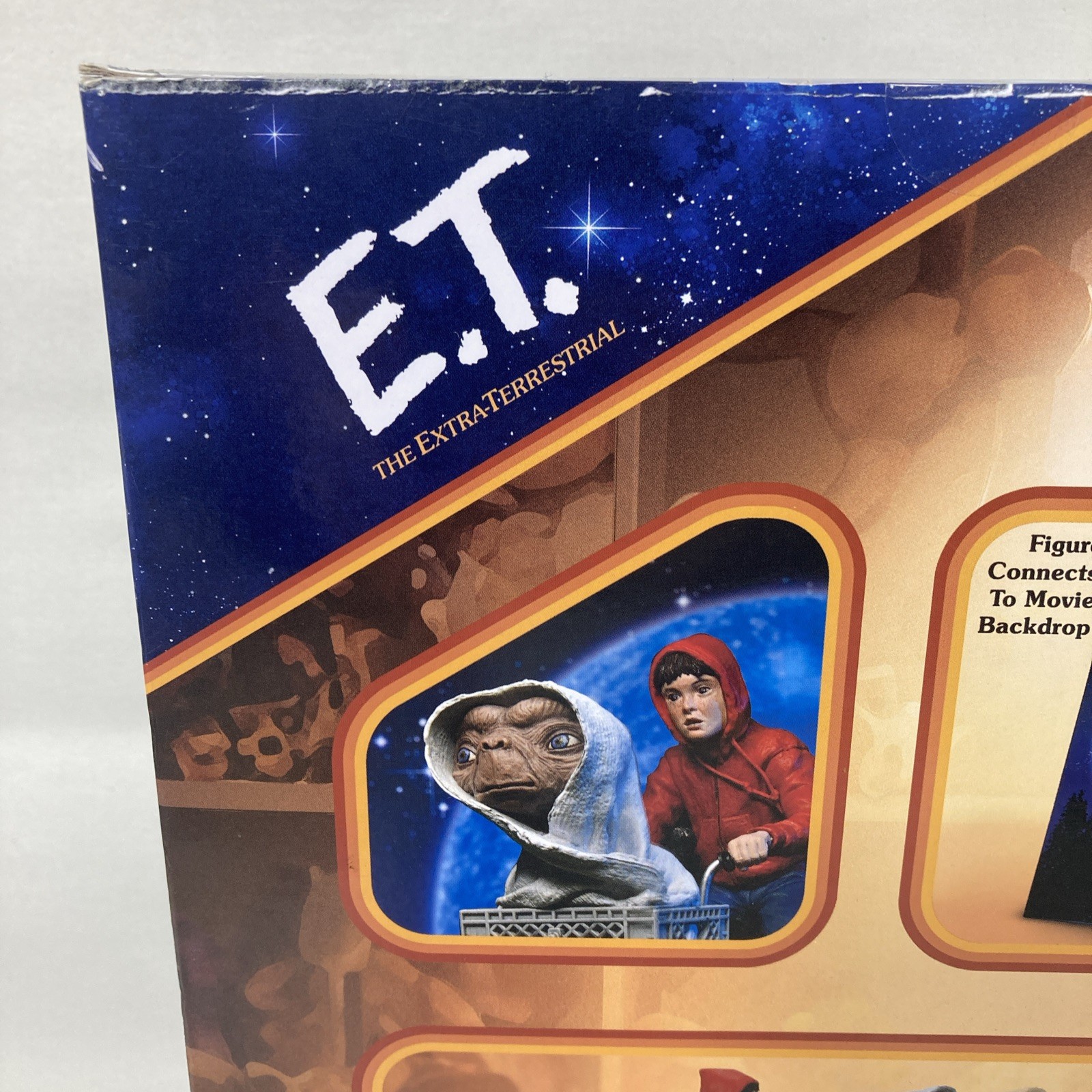 NECA E.T. The Extra-Terrestrial 40th Anniversary Elliott With Bicycle Figure set