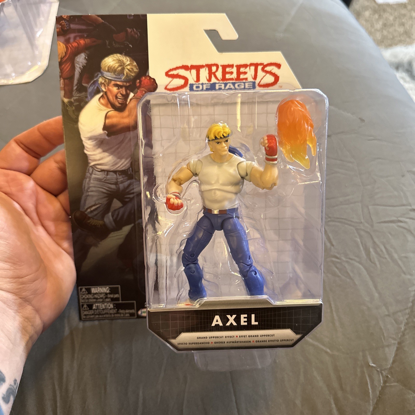 Sega Streets of Rage Rage Axel 5&Prime; Figure Mint on Card Brand New Mailed Asap