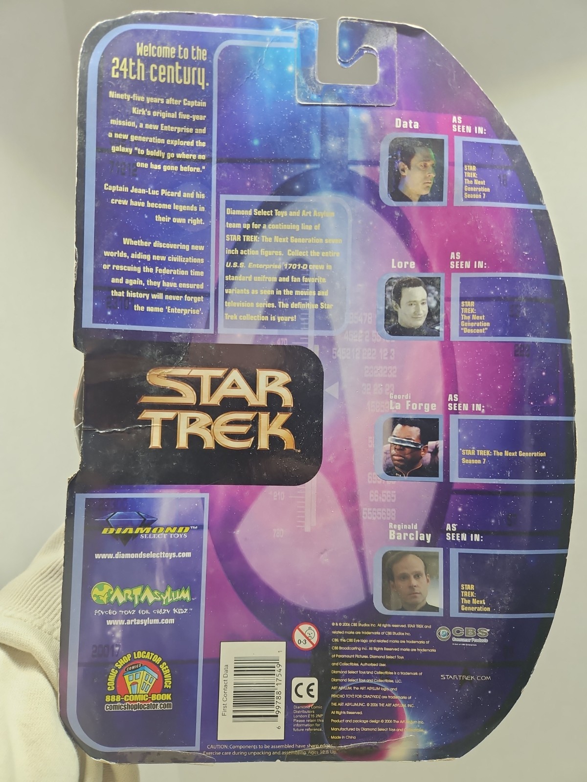 Star Trek: The Next Generation – Commander Data – Art Asylum – Diamond Select