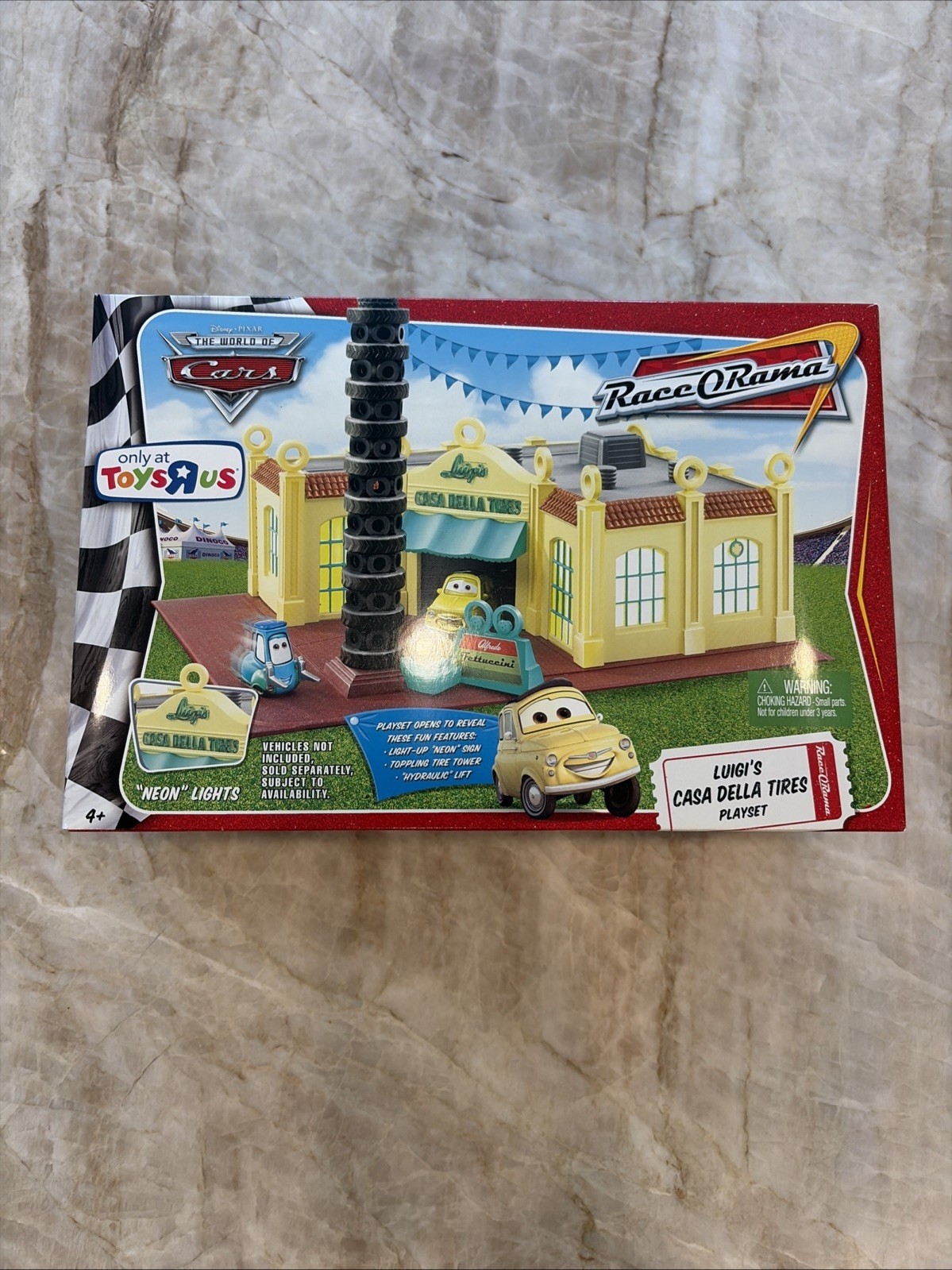 Disney Pixar Cars Luigi&rsquo;s Casa Della Tires Playset Toys-R-Us Mattel SEALED
