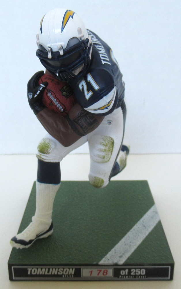 LADAINIAN TOMLINSON MCFARLANE NFL 25 CHARGERS LOOSE CL VARIANT FIGURE #178/250