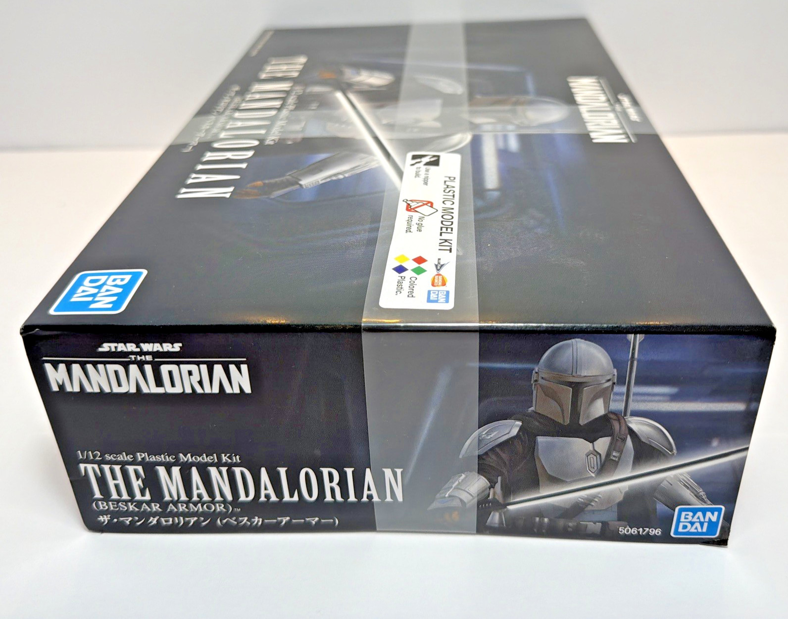 Bandai Spirits 1/12 scale plastic model kit of The Mandalorian in Beskar Armor