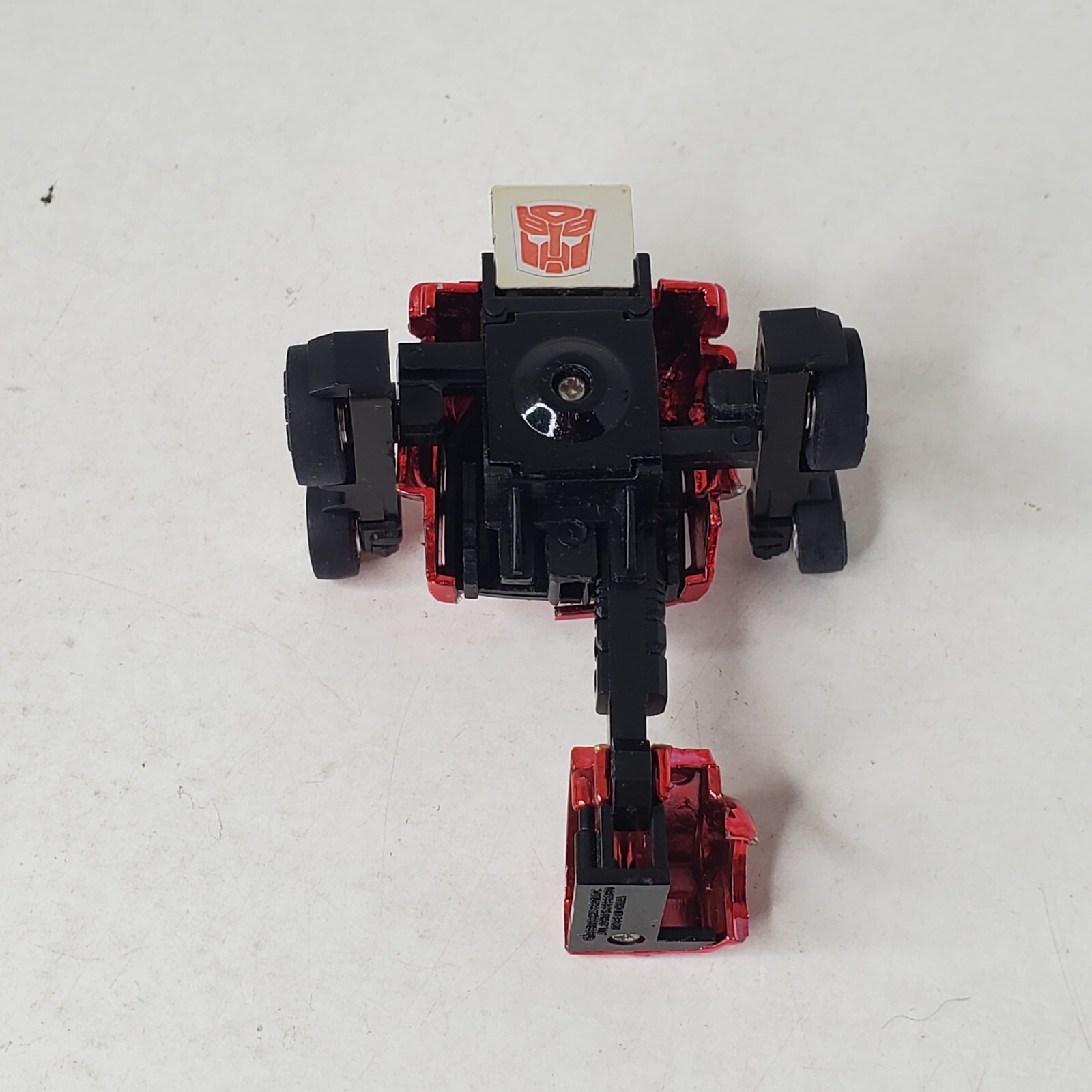 G2 Hubcap RED Chrome 1985 Transformers Hasbro Action Figure Missing Part Vintage