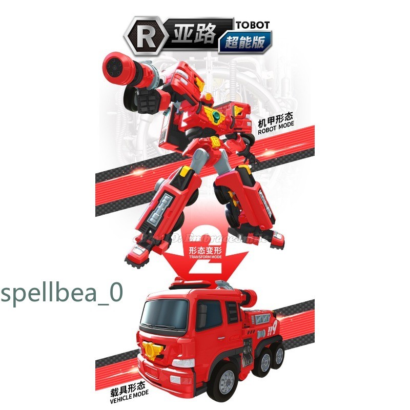 RESCUE TOBOT R Transforming Convert Car to Robot Action Figure Toy Boy Gift