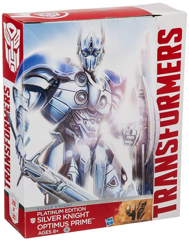 Transformers Platinum Edition Silver Knight Optimum Prime NEW