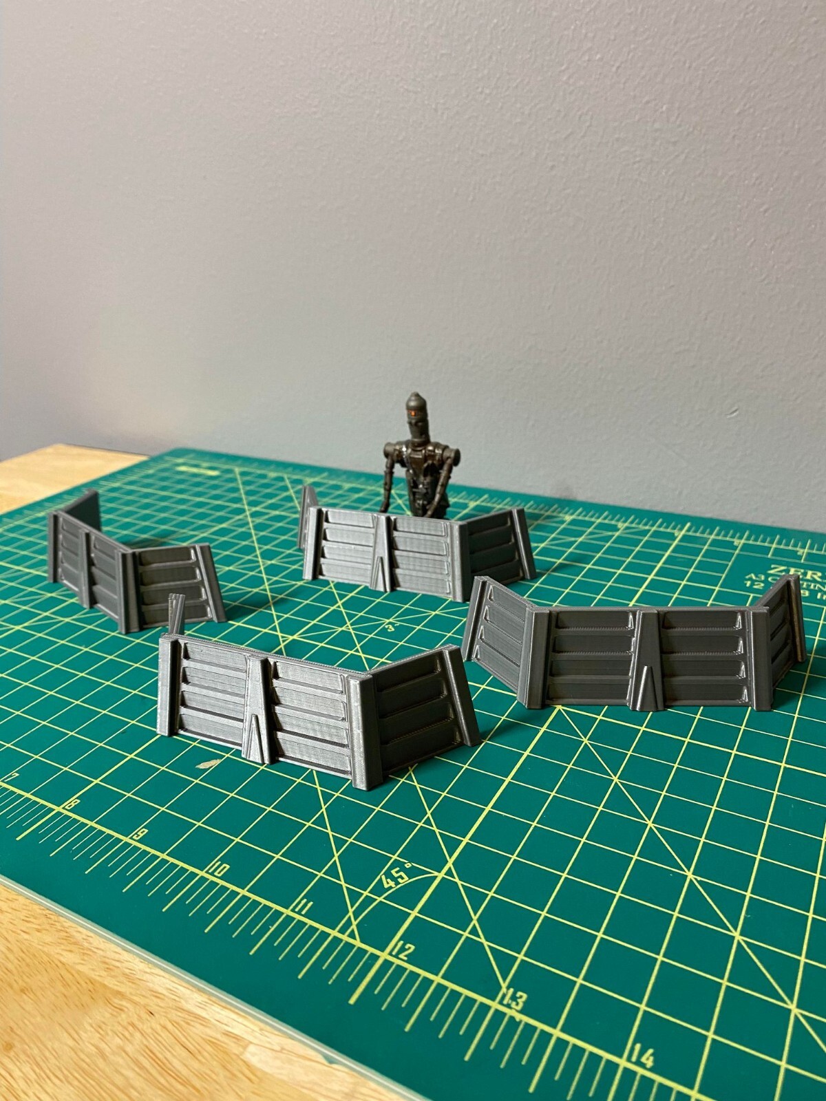 Warhammer 4x Imperial Bunker Barricade Star Wars Legion Game Terrain Mini