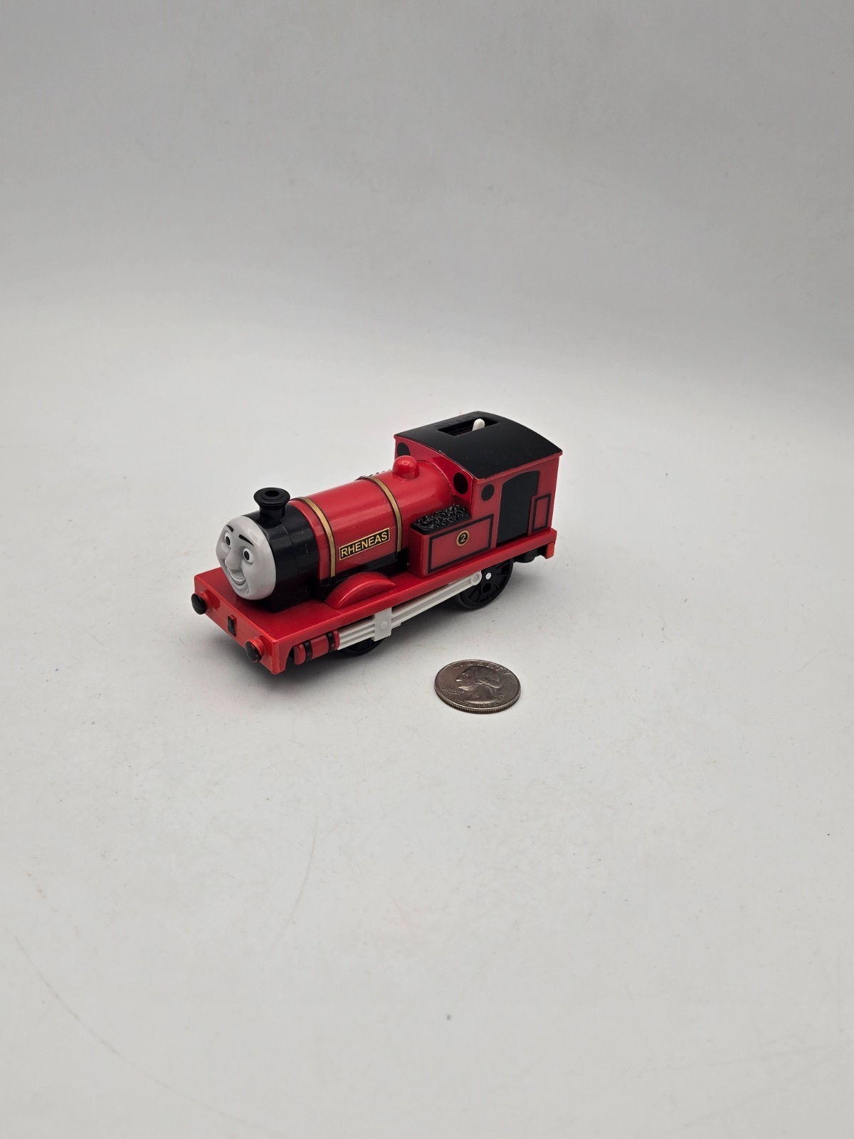 Motorized Trackmaster Thomas & Friends Train Tank Engine – Rheneas – Works