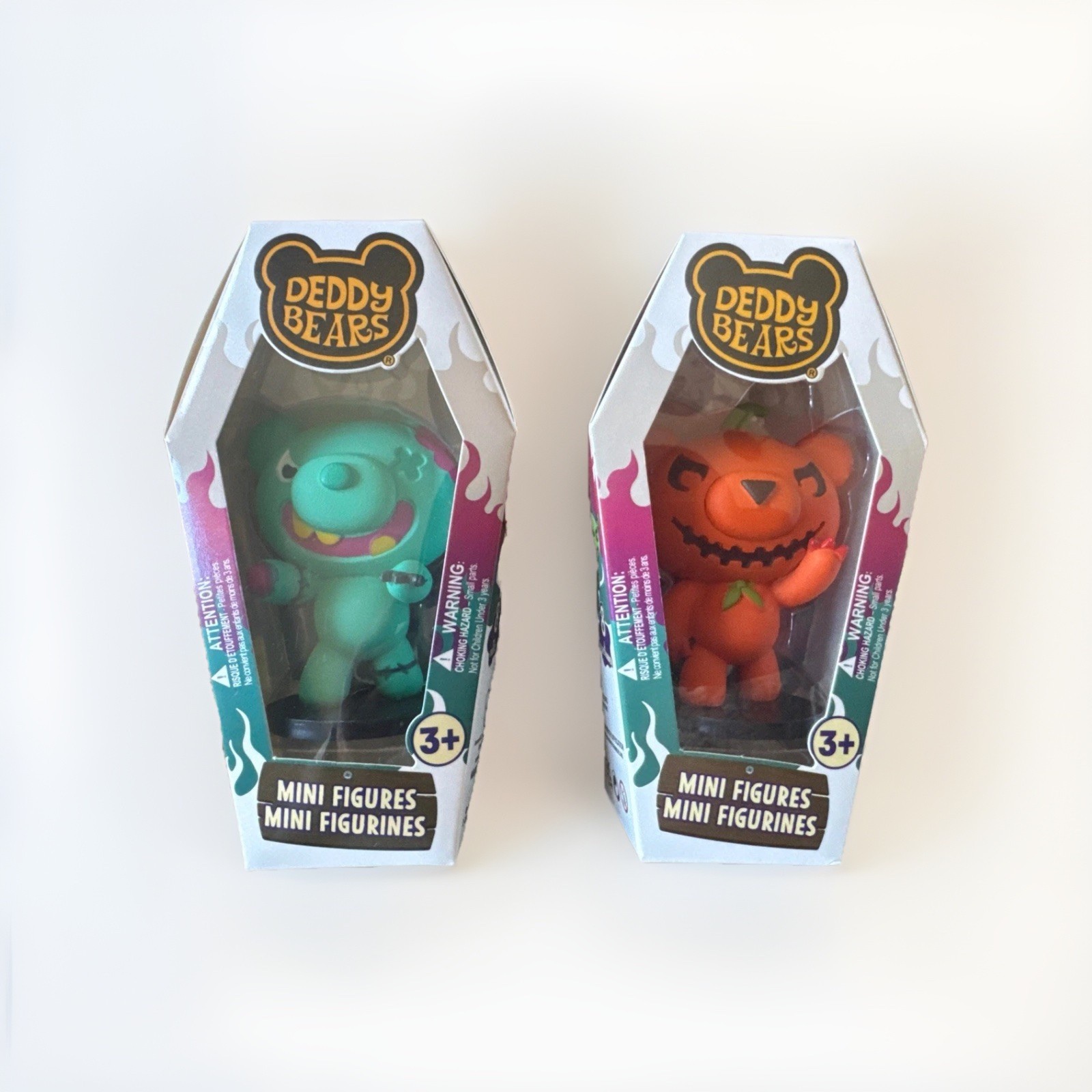 Deddy Bears 3&Prime; Mini Figure ZOMBEAR (ZOMBIE) & SQUASH (PUMPKIN) COMMON Set