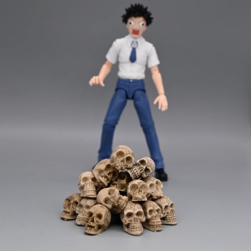 1/12 Scale Skull And Bones Scene Accessories Model For 6&Prime; Action Figure Body