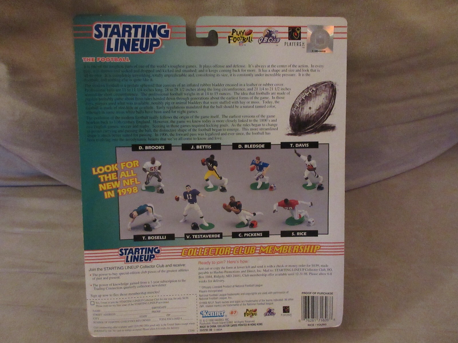 1998 Starting Lineup Classic Doubles Steve Young & Jerry Rice SLU