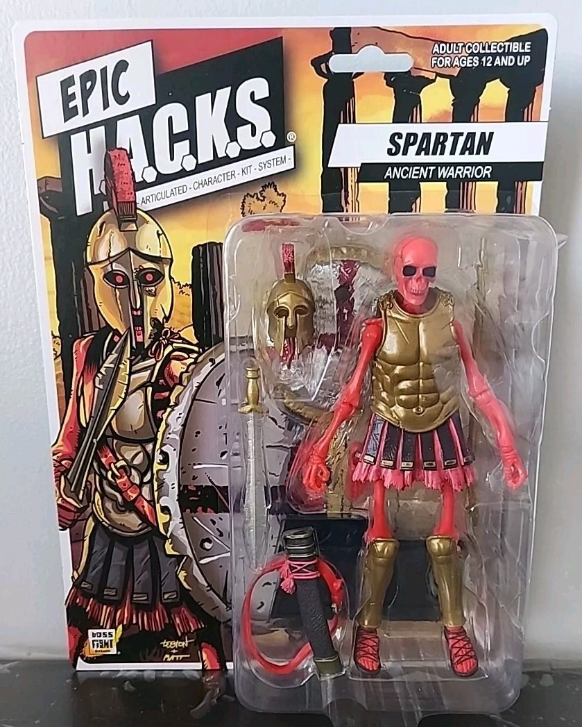 Boss Fight Studios EPIC Hacks Spartan Ancient Warrior Action Figure