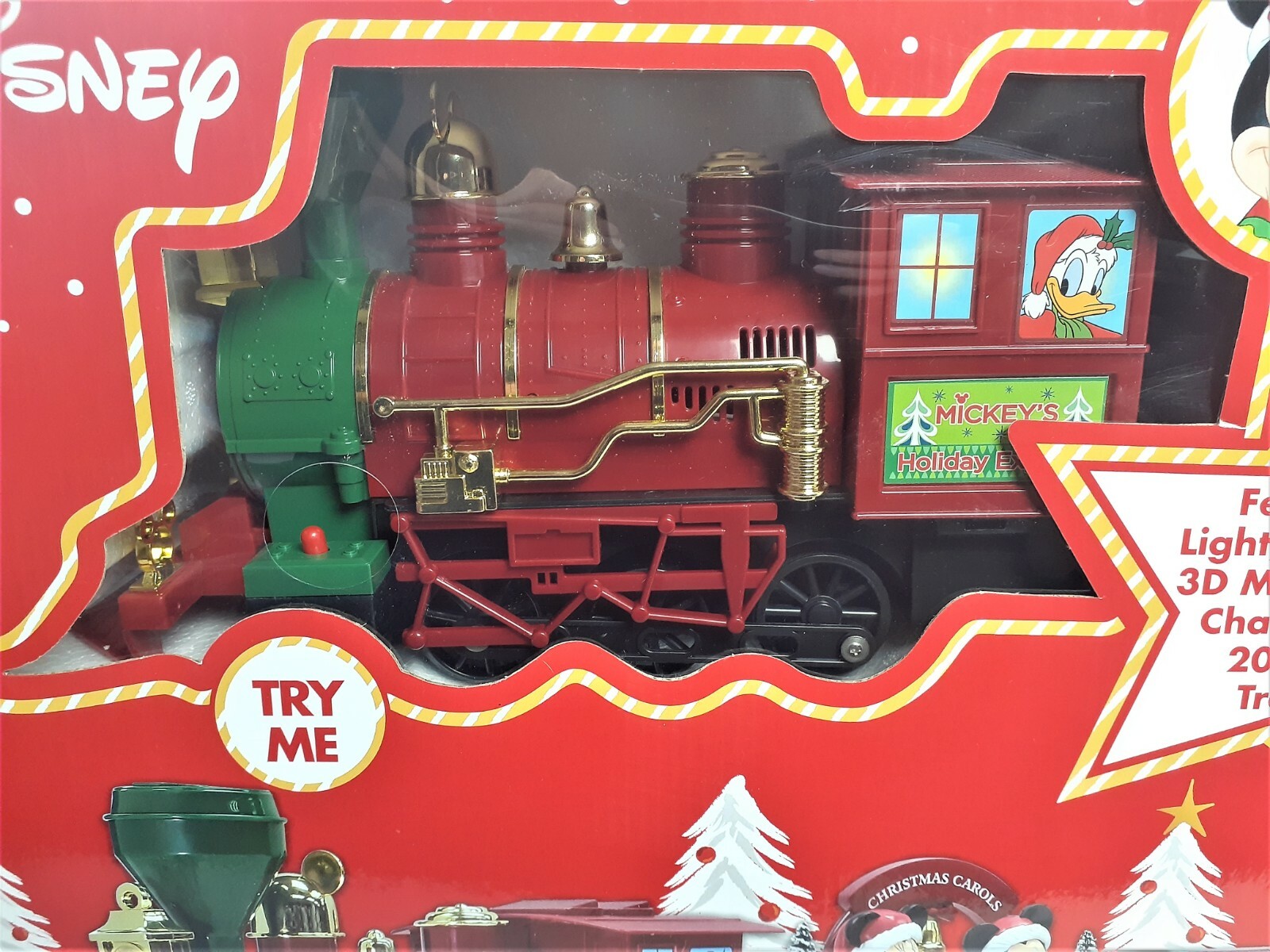 NEW Disney Mickey Mouse Holiday Express Train Set 36 Pieces Collectors Edition
