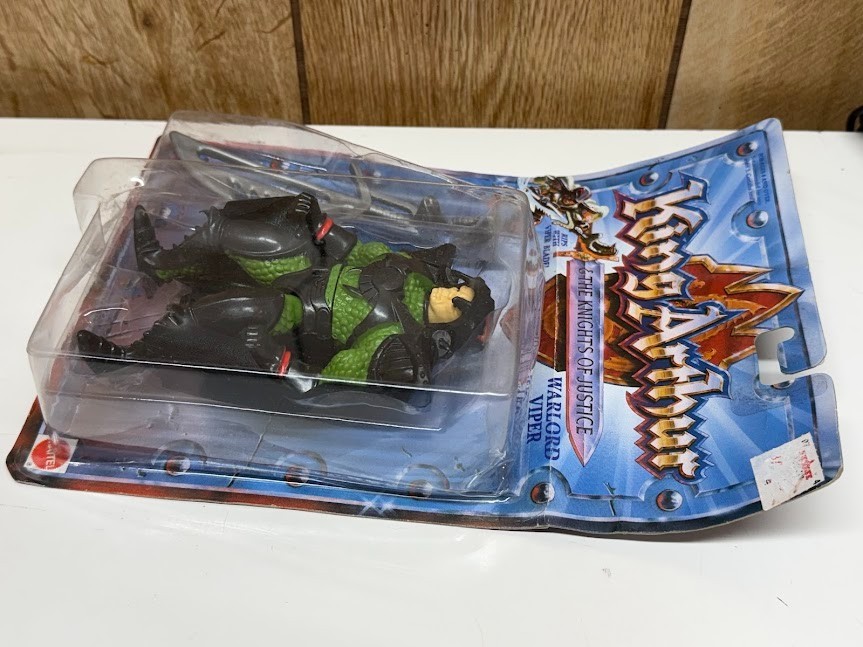 VINTAGE 1992 Mattel KING ARTHUR AND THE KNIGHTS OF JUSTICE WARLORD VIPER MOC