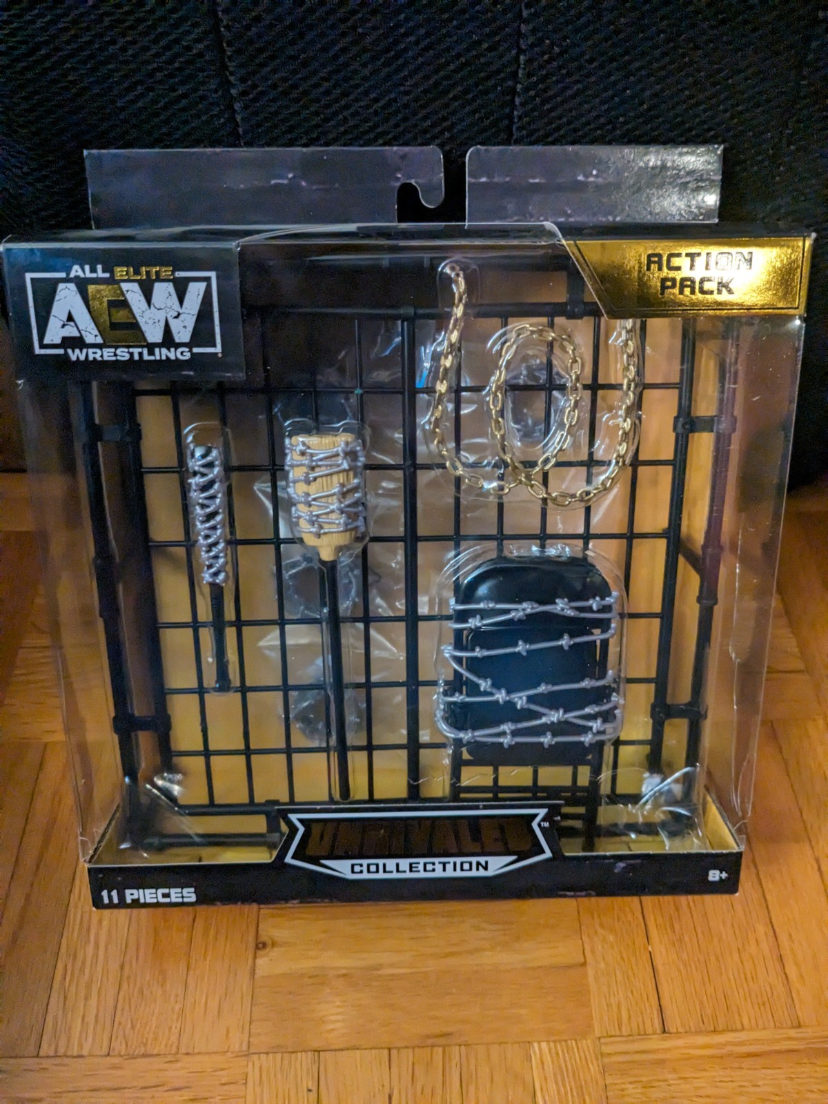 AEW Unrivaled Series Action Pack Accessories 11 Pieces Set Barbed Wire