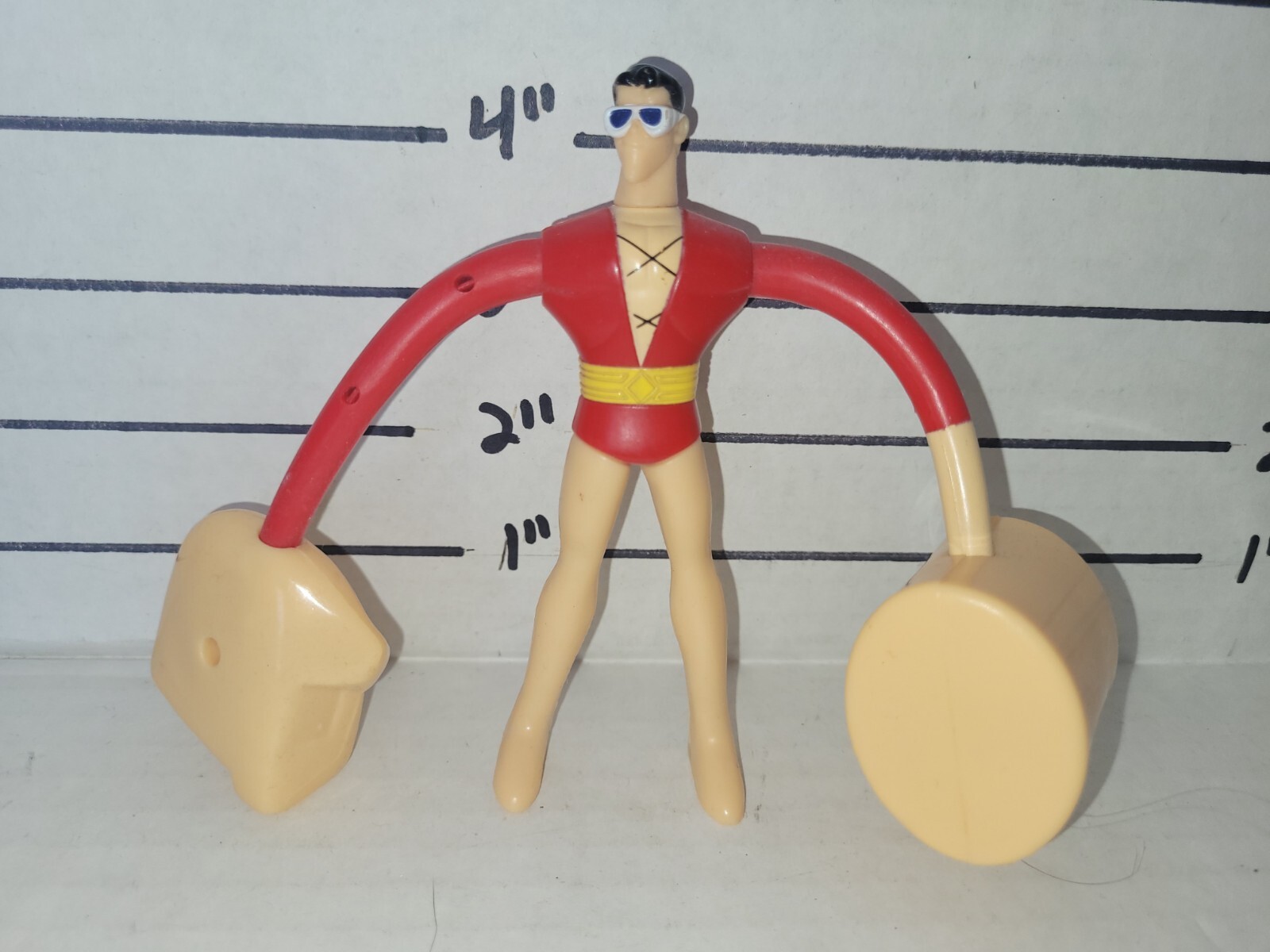 Batman Brave and Bold Stretch Attack Battle Pack Rubberneck Plastic Man Lot 2