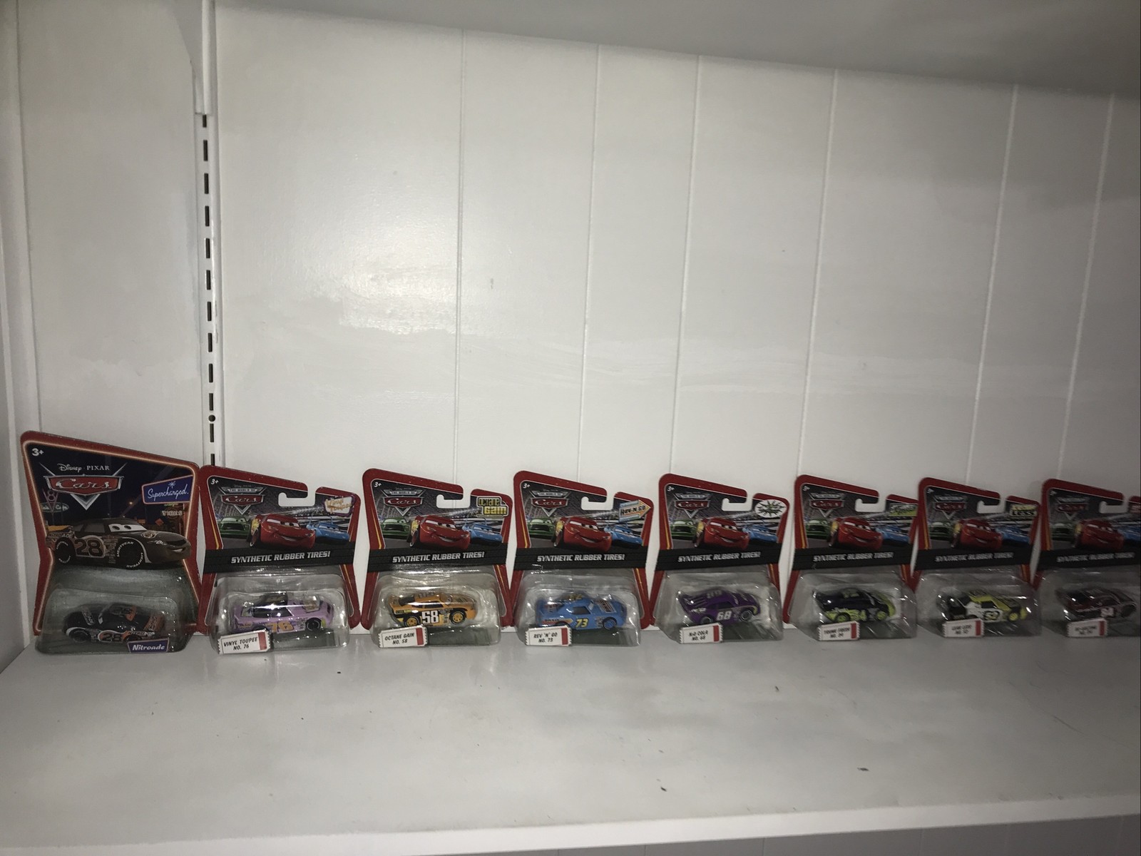 8 Disney Pixar Cars Race cars in Packages, #28,76,58,73,68,34,52,84 Toys