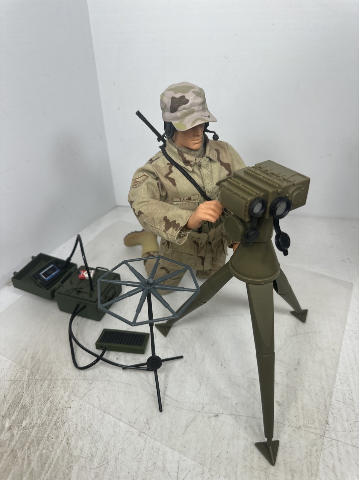 1/6 CUSTOM HASBRO GI JOE USAF FORWARD AIR CONTROLLER LASER DESIGNATOR M16 RADIO