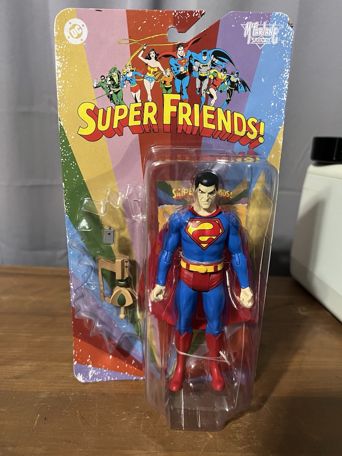 McFarlane Toys Superman 6&Prime; Action Figure DC Retro Super Friends Bizzaro
