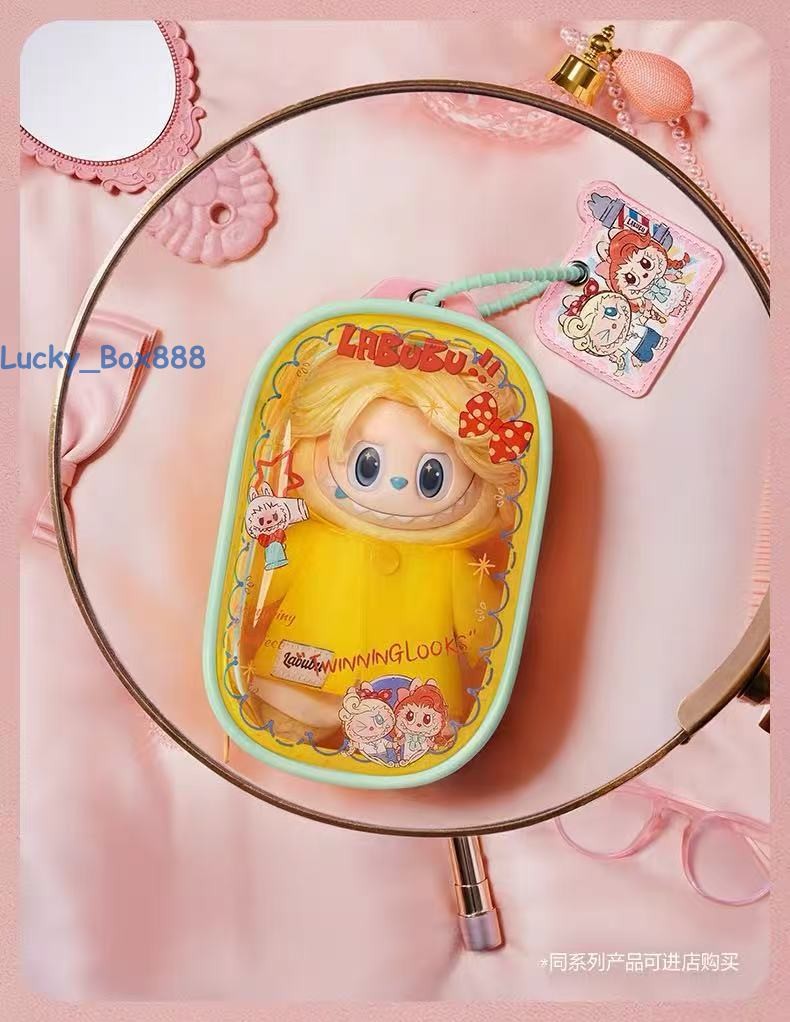 Set of 4pcs POP MART The Monsters Hair Salon Series Display Bag Blind Box Sealed