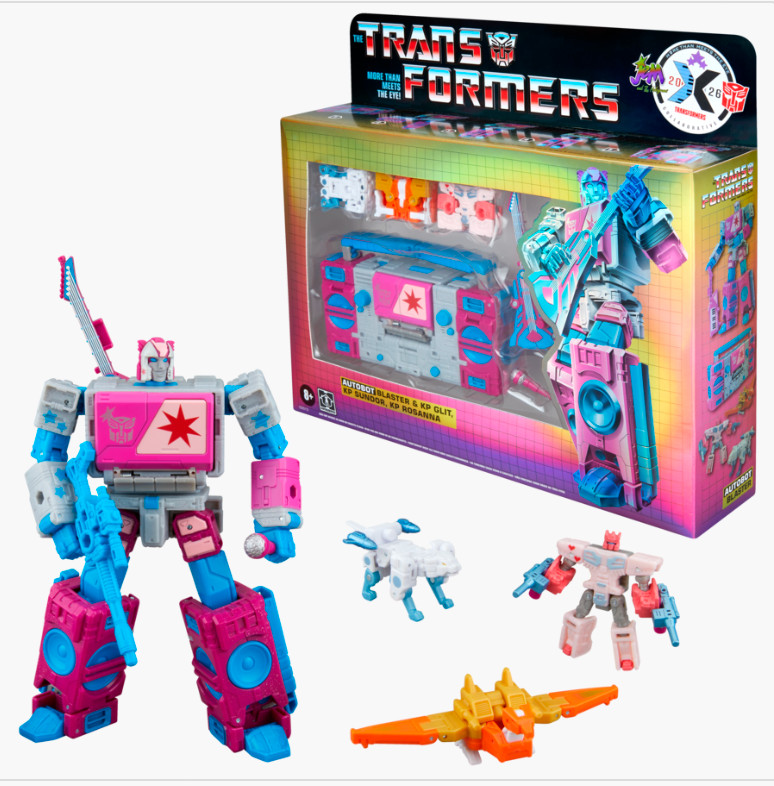 TRANSFORMERS x JEM THE HOLOGRAMS BLASTER TRANSFORMERS 2026 SDCC HASBRO EXCLUSIVE