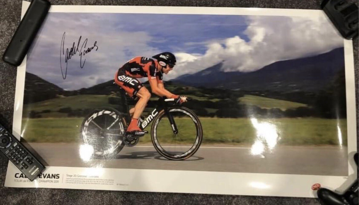 Cadel Evans Cycling Signed Huge Posters RARE limited To 500 – Set Of 3