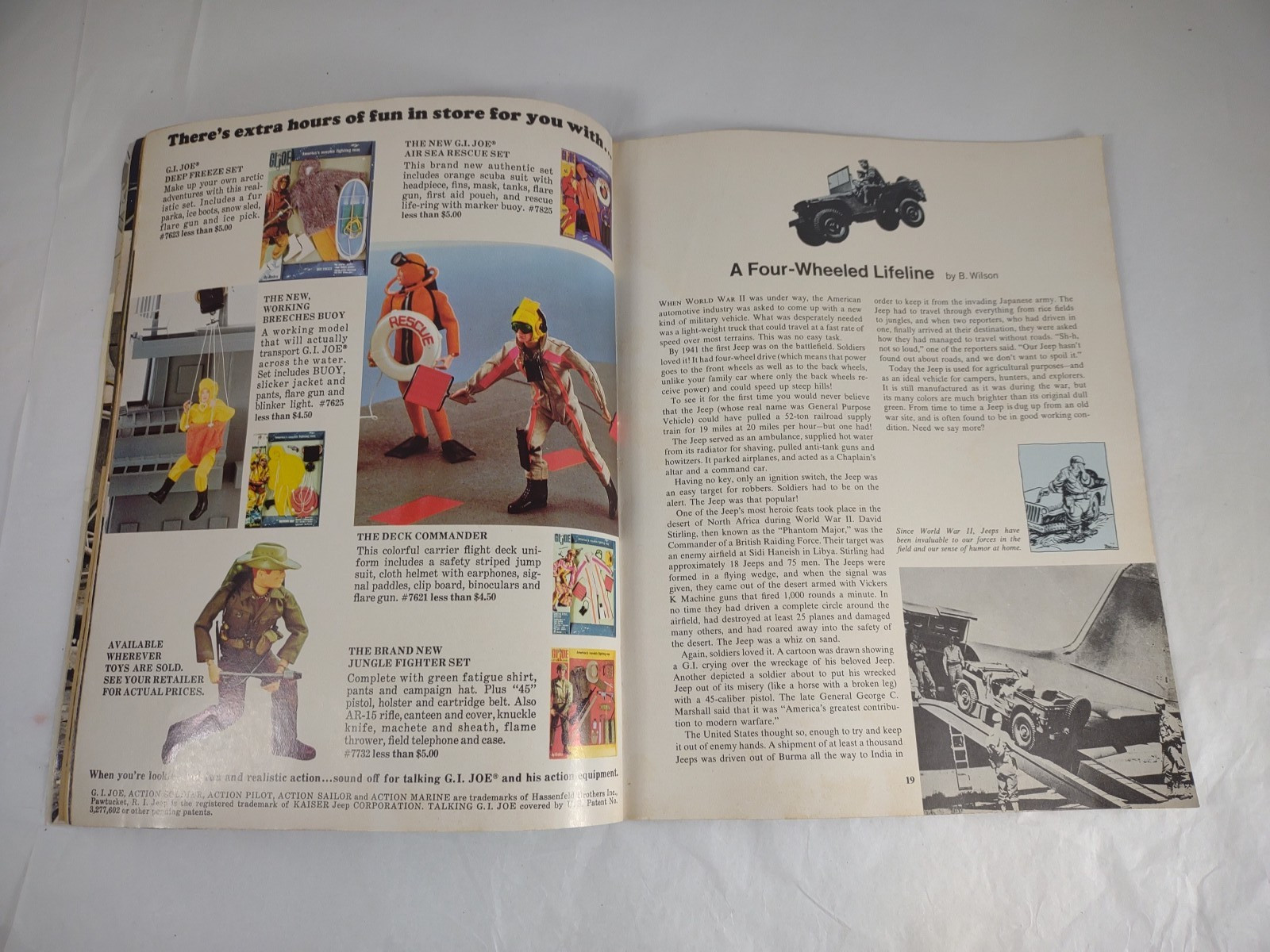 Vtg GI Joe Command Post Club Paperwork Catalog Certificate Ltr & Transfer (A21)