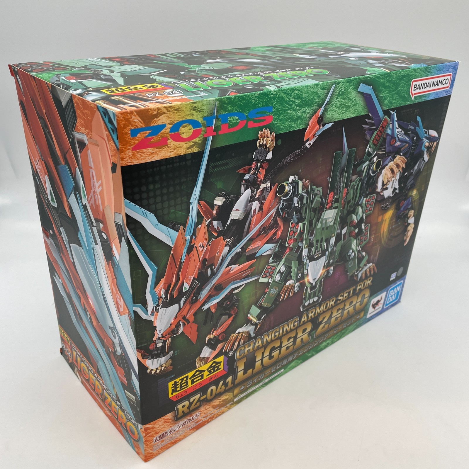 ZOIDS CHOGOKIN CHANGING ARMOR set for RZ-041 LIGER ZERO BANDAI