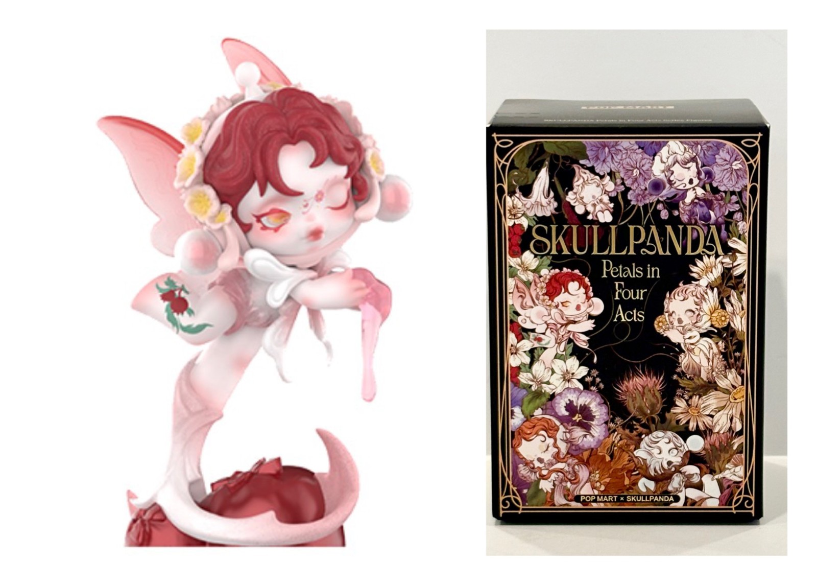 POP MART Skullpanda Petals In Four Acts Series Figures, Confirmed & Unopened US