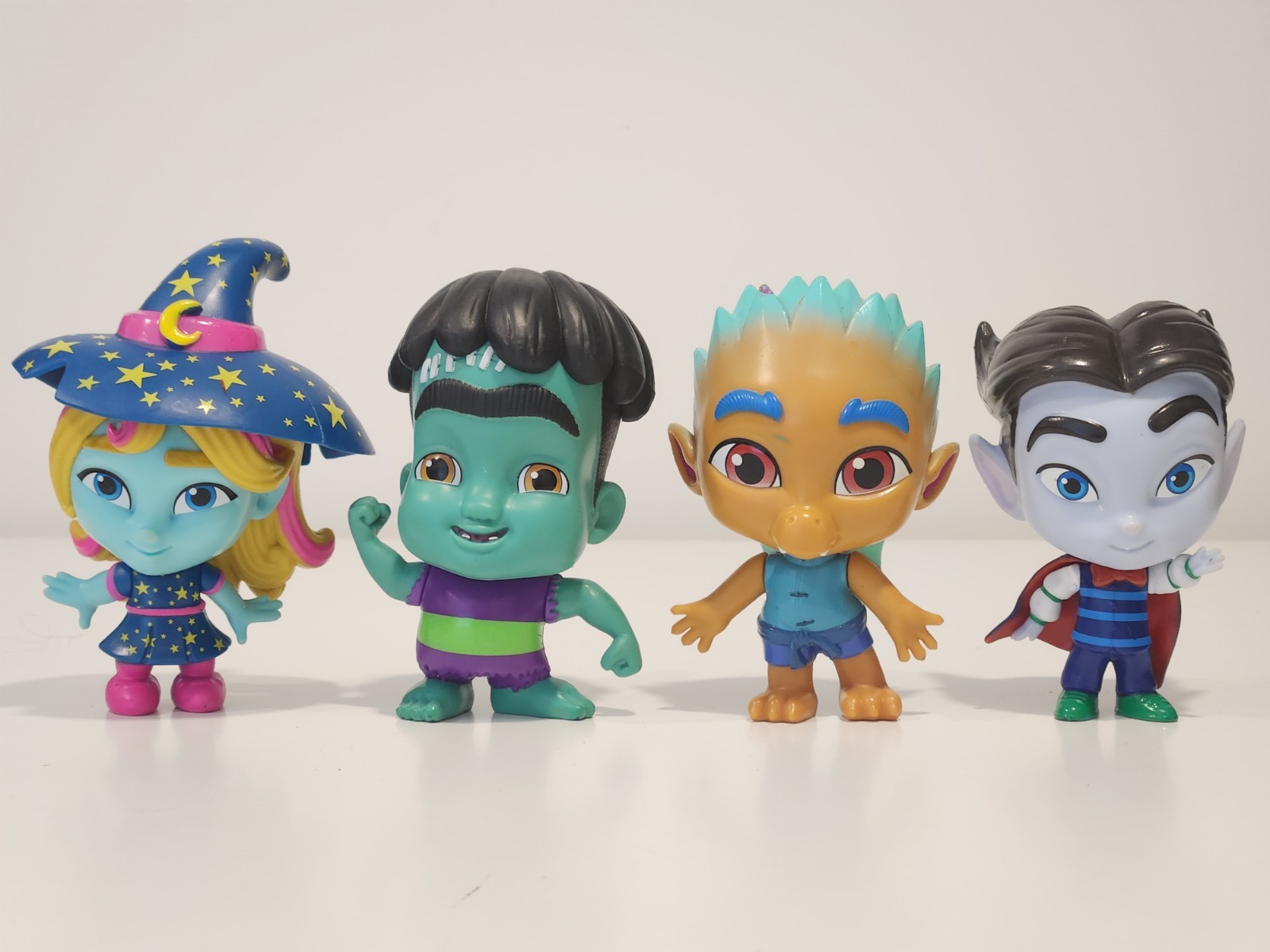 Netflix Super Monsters Frankie Mash Katya Spelling Spike Gong Drac Shadows Lot 4