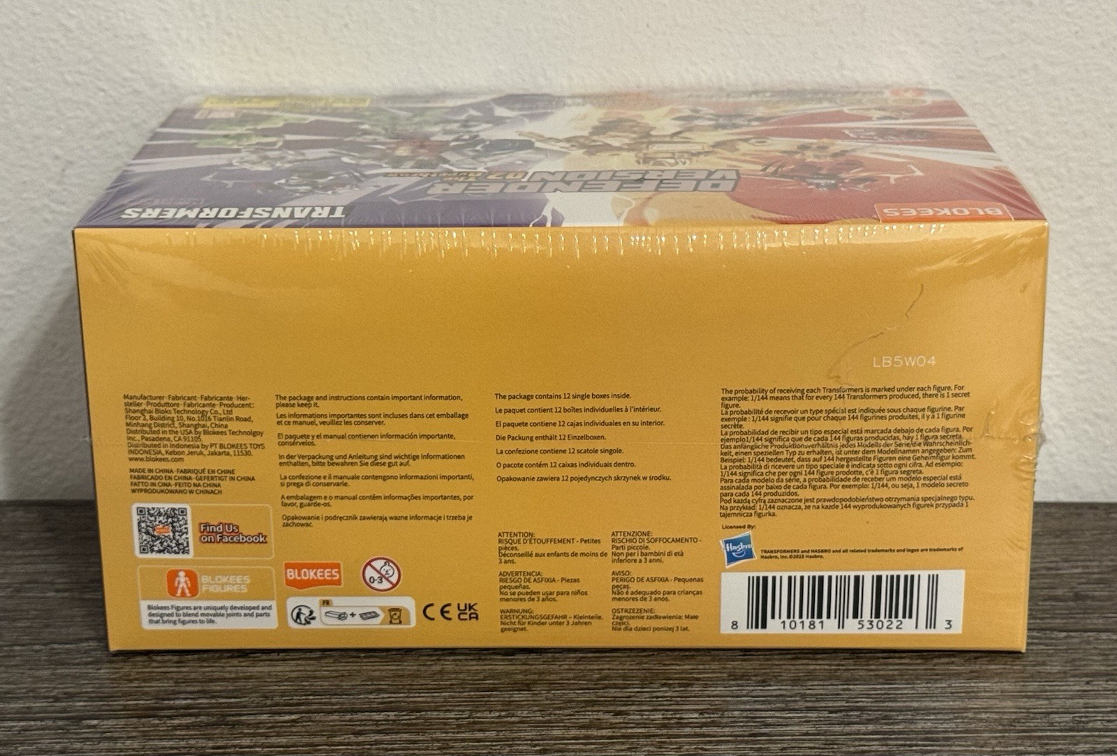 Blokees Transformers Defender Version 02 The Overthrow MiniFigure Box Of 12 NEW