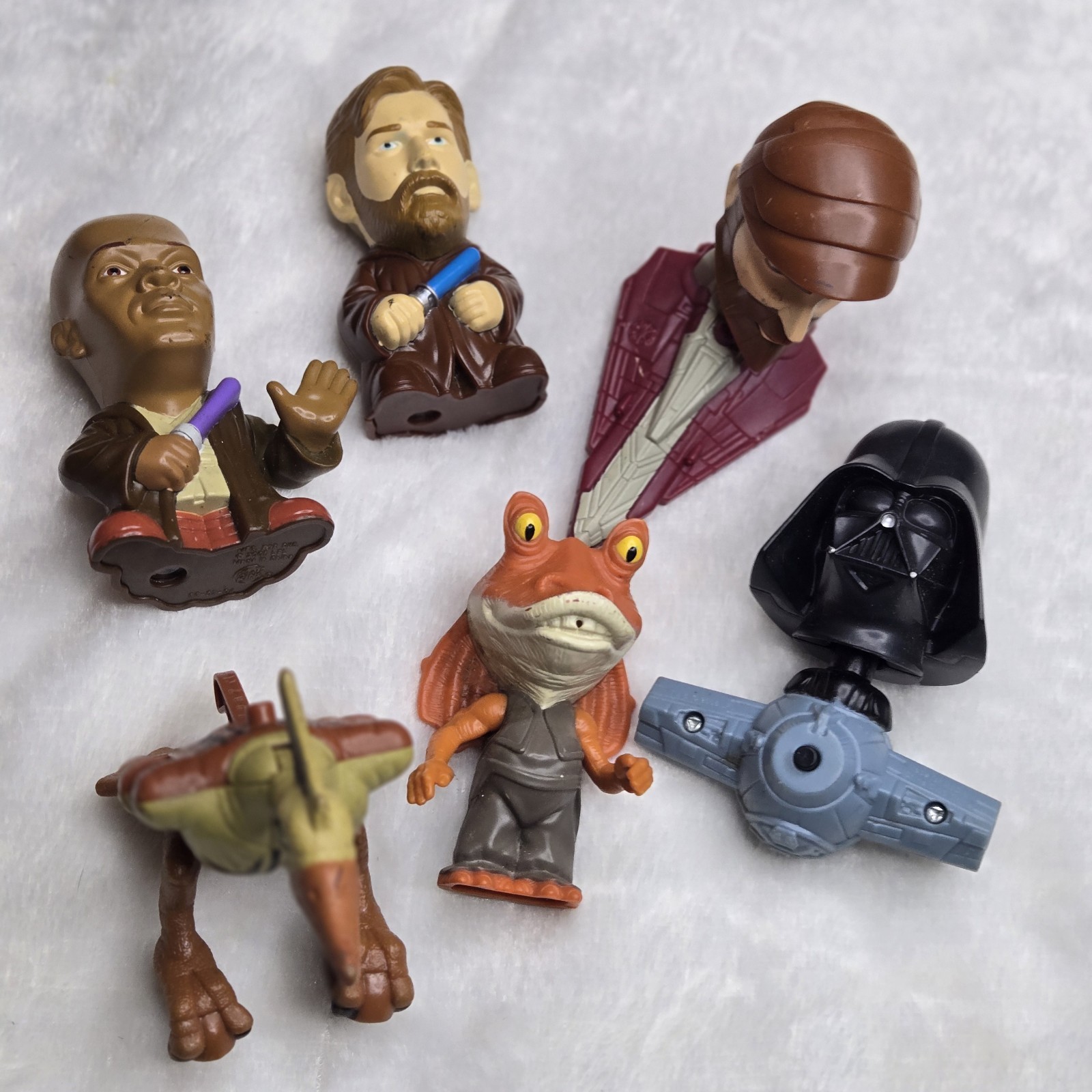 Star Wars Character Used Good Condition Lot Of 6
