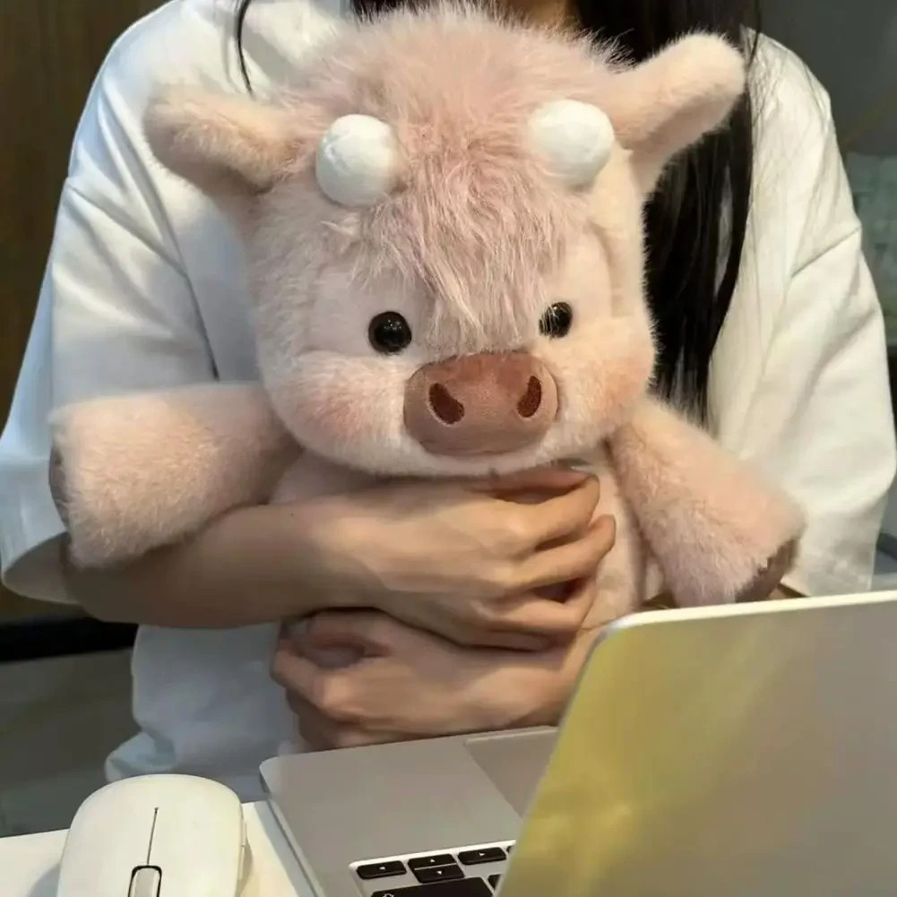Reversible 45cm Cute Cow Plush – Soft Pig Cow Stuffed Plush Toy for Kids & Adult