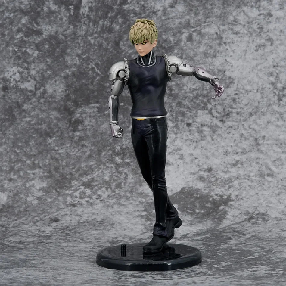 One Punch Man Saitama Cloak Figure Garou PVC Anime Model Toy Decor Gift Box