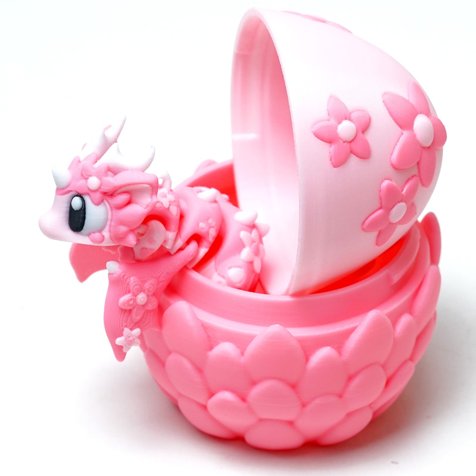 3D Printed Colorful Dragon Egg Model,Articulated Animals Figure,Toys Home Decor